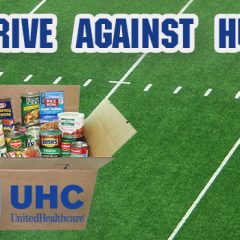NCHSAA Food Drive Raises More than 2,500 Pounds for Two Area Food Banks at Football State Championships