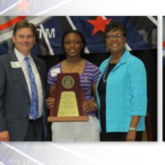 NCHSAA awards Pat Best Memorial Trophy to Male and Female Athlete of the Year for 2016-17