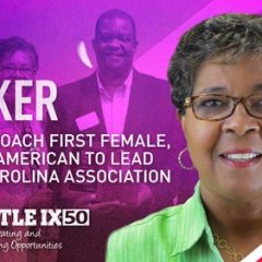 Commissioner Tucker spotlighted by NFHS in celebration of Title IX’s 50th Anniversary